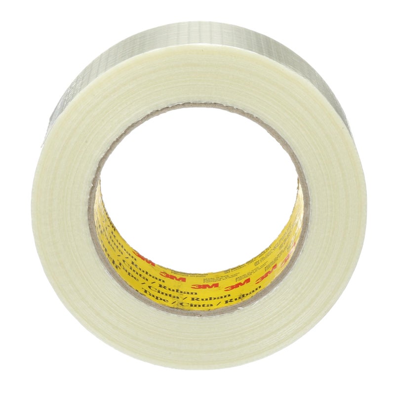Scotch  Scotch Bi-Directional Filament Tape 8959 Transparent, 50 mm x 50 m (Pack of 1)  - Image 2