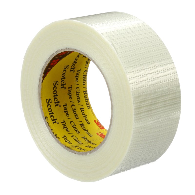 Scotch  Scotch Bi-Directional Filament Tape 8959 Transparent, 50 mm x 50 m (Pack of 1)  - Image 3