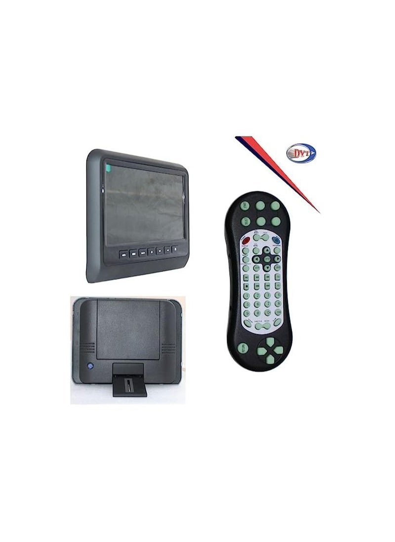 Royal - 9 Inch Car DVD Headrest Monitor with HDMI Input, 1080P Wide Screen with IPS Display Portable Video Player for Car Backseat Multimedia Entertainment AV-in USB SD With Video Game Remote - Image 1