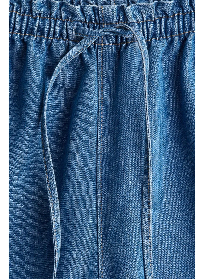 H&M Denim pull-on trousers