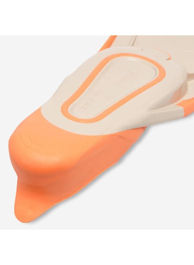 Subea Kids diving fins - FF 100 Soft apricot beige - Image 4