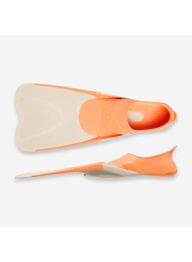 Subea Kids diving fins - FF 100 Soft apricot beige - Image 2