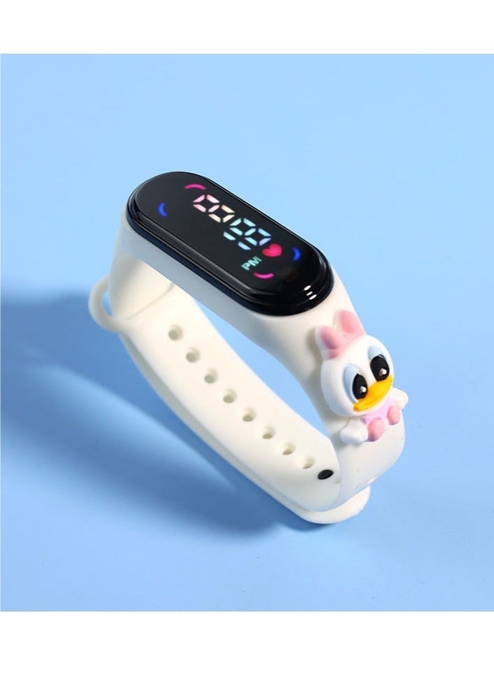 كيلا 6 قطع من الساعات الرقمية الملونة المقاومة للماء المصنوعة من السيليكون للأطفال - Image 2