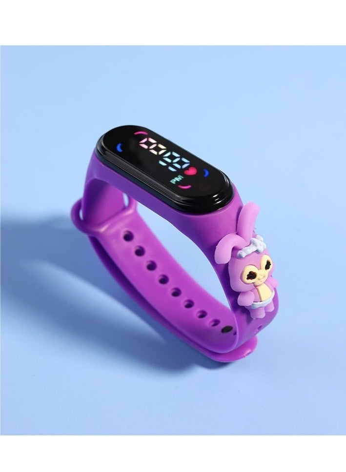 كيلا 6 قطع من الساعات الرقمية الملونة المقاومة للماء المصنوعة من السيليكون للأطفال - Image 3