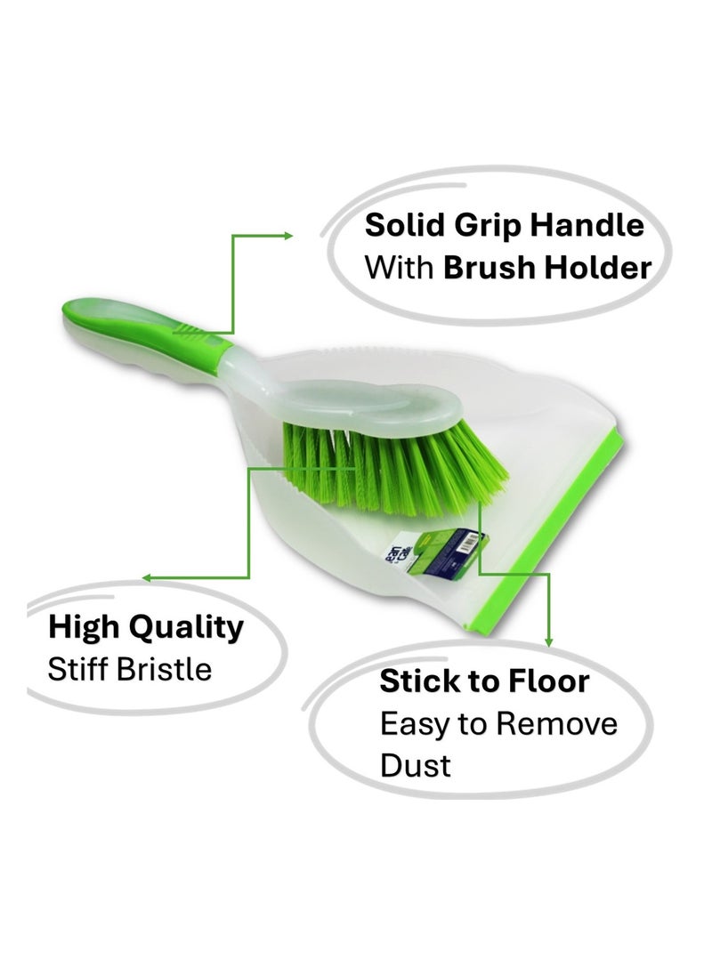 Clean and Care Indoor Broom and Dustpan with Brush for Cleaning Home Kitchen Strong Handle Stiff Bristles Multipurpose use Office clean Assorted Color - pzsku/ZA682DA55FC5178F173BBZ/45/_/1717830357/6fea62c1-bdce-454f-b1ca-3e82475eef39