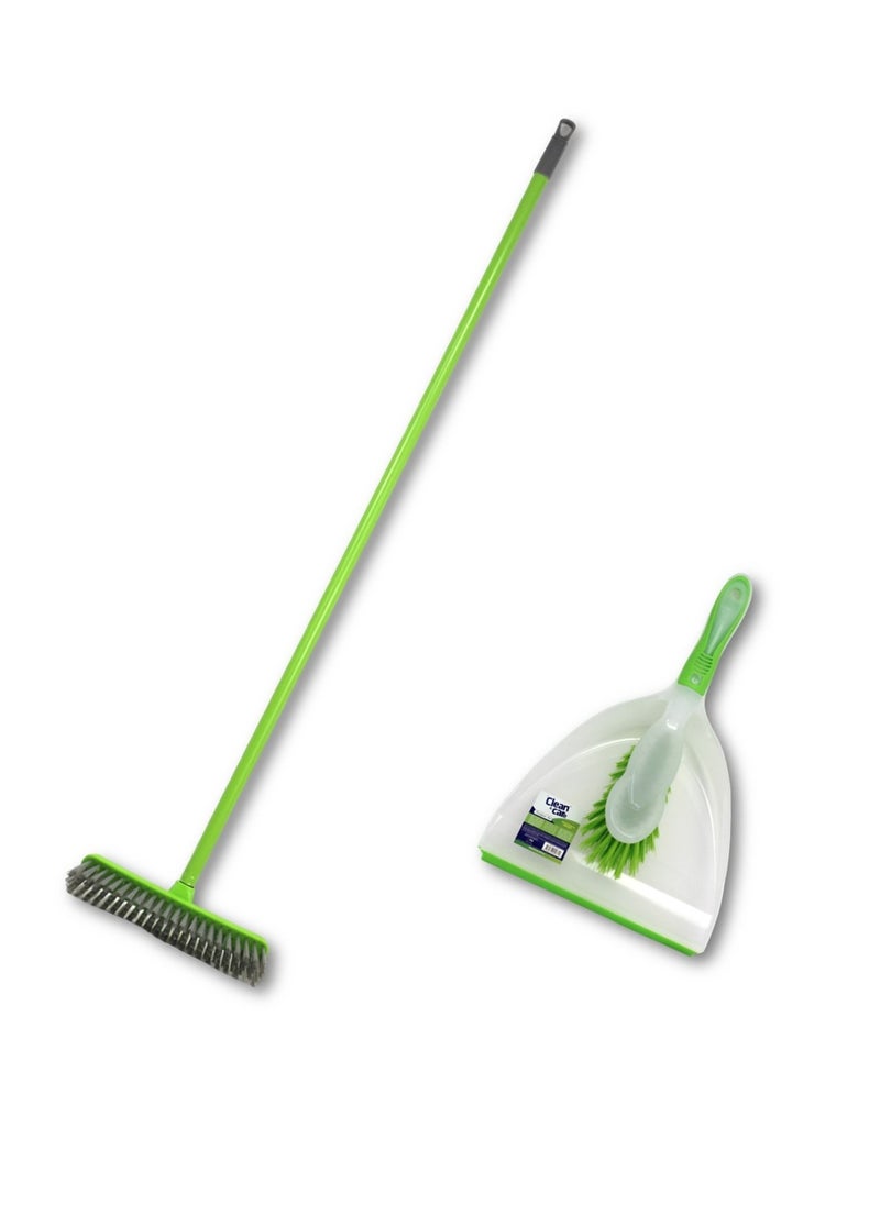 Clean and Care Indoor Broom and Dustpan with Brush for Cleaning Home Kitchen Strong Handle Stiff Bristles Multipurpose use Office clean Assorted Color - pzsku/ZA682DA55FC5178F173BBZ/45/_/1717830358/77abc41a-3414-462a-8c0c-835421bc37d6