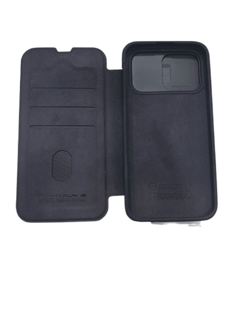 Nillkin CamShield Pro Case Flip Style Lens Camera Protect Mobile Holder Fits  Apple iPhone 15 plus  - Black - Image 3