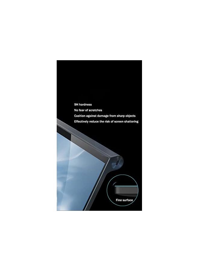 erorex [2-Pack] Screen Protector for Lenovo Yoga Tab 11, Ultra slim HD 2.5D Premium Tempered Glass Screen Protector -Transparent  - Image 4
