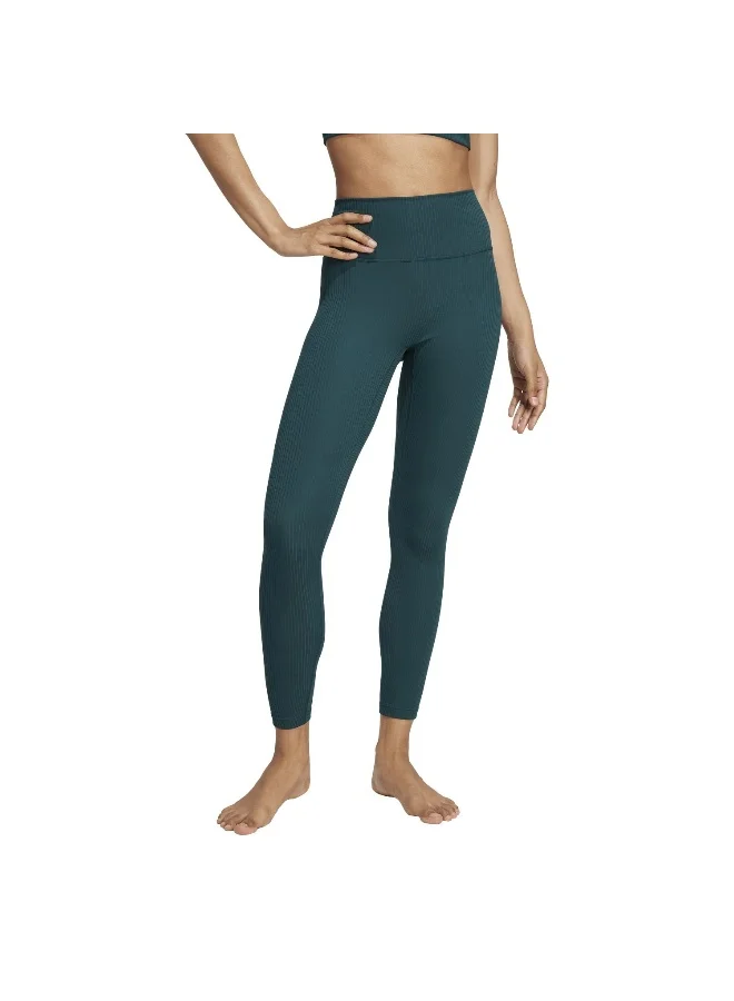 adidas Adidas All Me Rib L Green Tights (7/8) Tights For Women