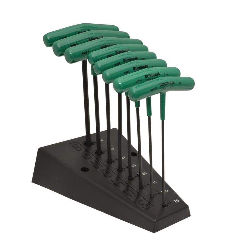 مجموعة بوندوس 33034 من 8 مقابض على شكل نجمة، بأطوال متدرجة، الأحجام T9-T40