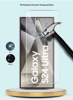 GMAX Samsung Galaxy S24 Ultra 5G 2024 GMAX Premium Series Curved Edges 9H 2.5D Tempered Glass Screen Protector - Clear  - Image 3