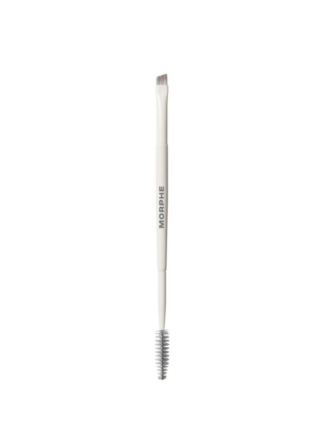 Morphe M401 Dual-Ended Angled Brow Brush & Spoolie - Image 1