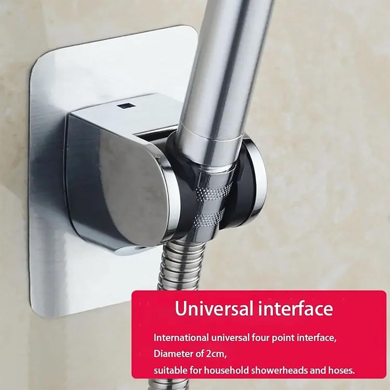 ToolHouse Handheld Shower Holder, Wall Mounted Shower Head Holder, Adjustable Shower Mounting Brackets, No Drilling Required, Suitable for  Bathroom - Image 2