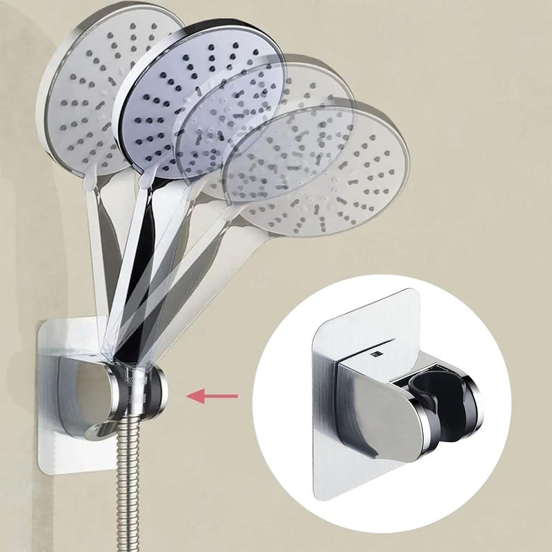 ToolHouse Handheld Shower Holder, Wall Mounted Shower Head Holder, Adjustable Shower Mounting Brackets, No Drilling Required, Suitable for  Bathroom - Image 4
