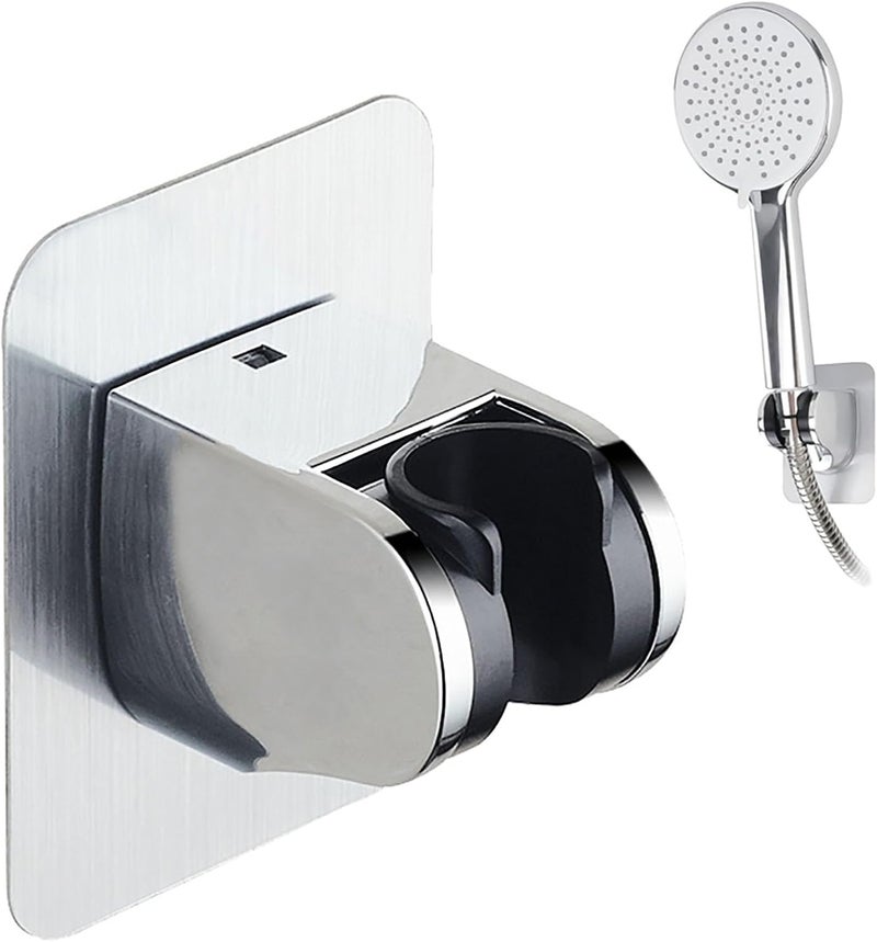 ToolHouse Handheld Shower Holder, Wall Mounted Shower Head Holder, Adjustable Shower Mounting Brackets, No Drilling Required, Suitable for  Bathroom - Image 1