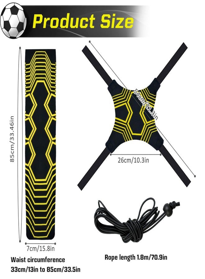 TARINI Football Training, Football Equipments, Football Training Equipment, Hands-Free Solo Practice Aid, Adjustable Rebound for Football Skill Training (Indoor/Outdoor) - Image 2