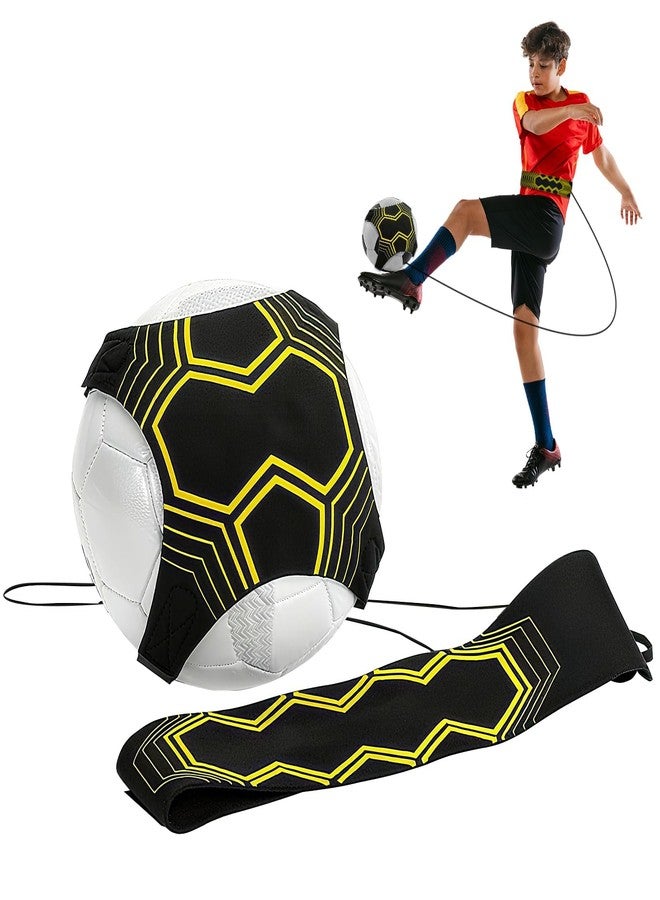 TARINI Football Training, Football Equipments, Football Training Equipment, Hands-Free Solo Practice Aid, Adjustable Rebound for Football Skill Training (Indoor/Outdoor) - Image 1