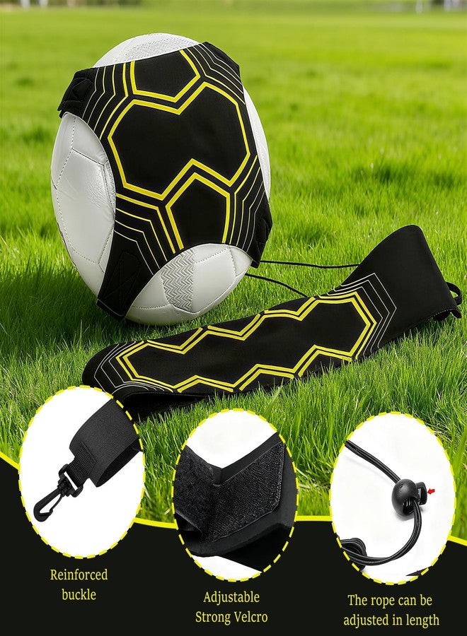 TARINI Football Training, Football Equipments, Football Training Equipment, Hands-Free Solo Practice Aid, Adjustable Rebound for Football Skill Training (Indoor/Outdoor) - Image 3