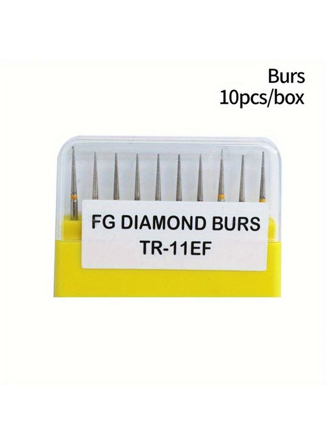 TR 11EF رؤوس طب الأسنان 10 قطع صندوق أدوات احترافية للعناية بالفم - Image 4