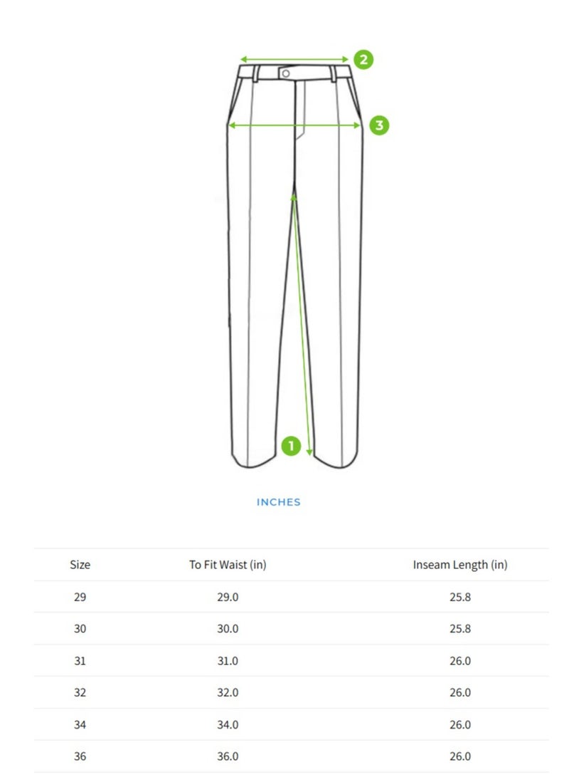 THE BEAR HOUSE Men's Classic Formal Trousers Stylish and Comfortable Dress Pants for Office Meetings, Business Travel, Professional Events, Corporate Settings, and Everyday Formal Wear - Image 3