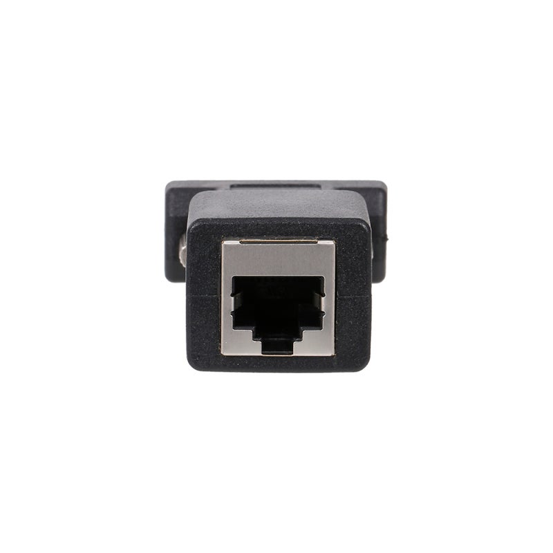 VGA To RJ45 Adapter: Black Plug And Play Converter With Nickel-Plated Interfaces - 20M Signal Extension High-Quality ABS Jack Adapter For Computer Monitor Projector TV - Image 4