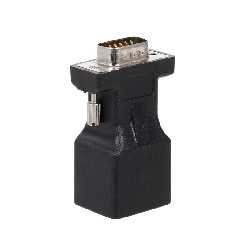 VGA To RJ45 Adapter: Black Plug And Play Converter With Nickel-Plated Interfaces - 20M Signal Extension High-Quality ABS Jack Adapter For Computer Monitor Projector TV - Image 3