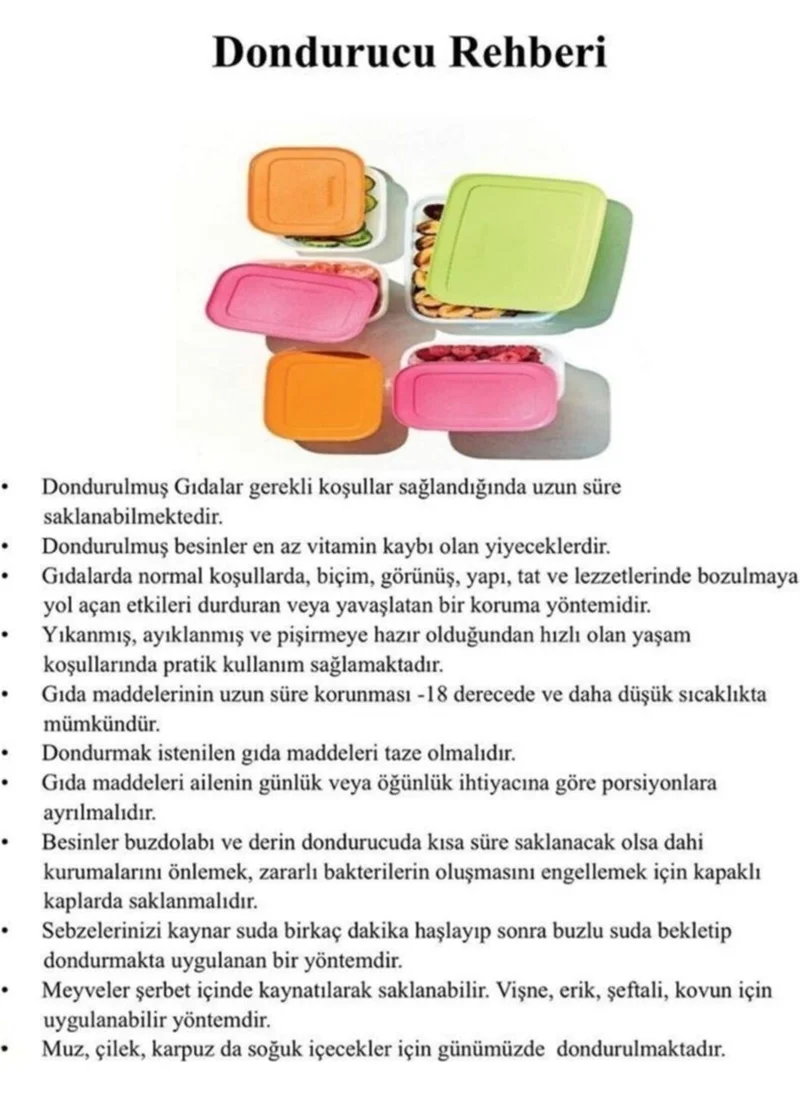 Tupperware Alaska Set 2.5 Lt-1.1 LT-450ML Freezer Storage Container Hsgl