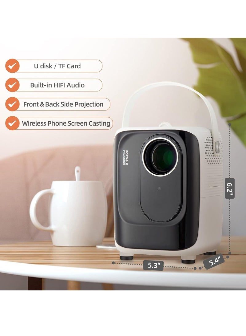 ELTRAZONE S10 Mini Projector: High-Brightness 8000 Lumens, 1920x1080P, Bluetooth, and WiFi Enabled - Image 3