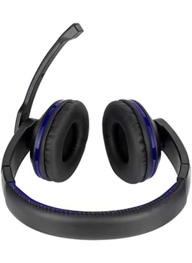Stereo Gaming Headset For Playstation 4 Pc Xbox One Noise Cancellation Microphone Bass Surround Sound With Soft Ear Protectors Gaming Laptop Blue Dl 1700C Wired