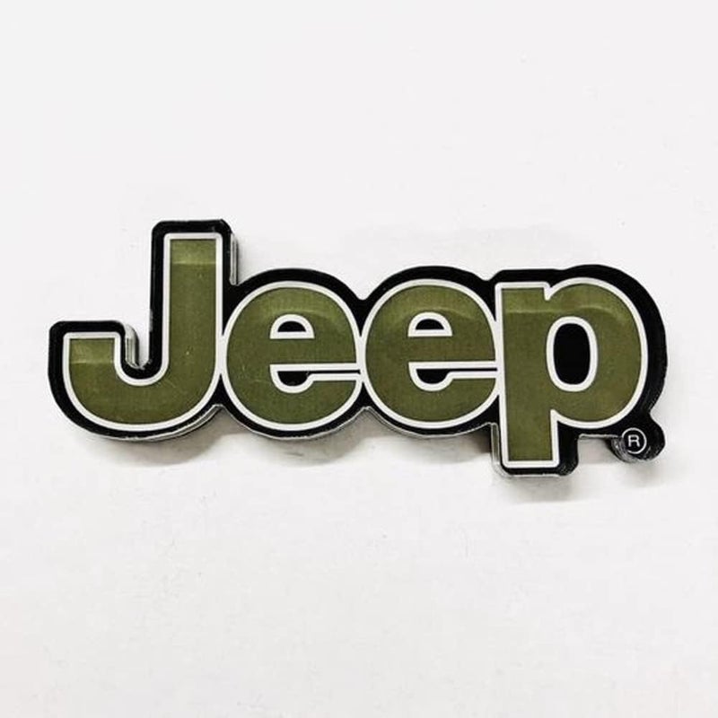 Jeep Jeep Iconic Text Logo Acrylic Magnet 385x125 - Image 2