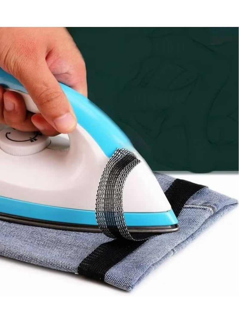 GMORO Trousers Edge Modified Strips, Iron-on Instant Hem Tape, 2m Pants Edge Shorten Self-Adhesive, 25mm Trouser Mouth Paste Edge Fabric Tape for Suit Pants Jeans Trousers, DIY Sewing Accessories - Image 3