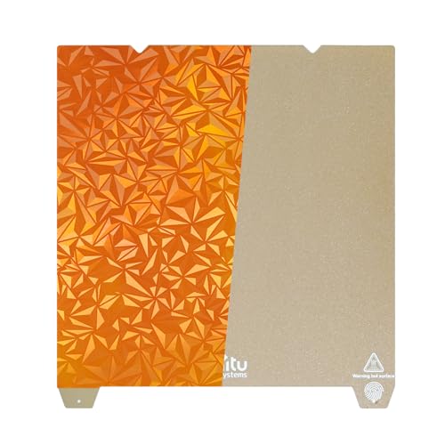 chitu systems Texture PEI Build Plate for Ender 3/ Ender 3 V3 KE/Emder 3 V3 SE/ K1/ K1C 3D Printer, 235x235mm Texture PEI Build Plate +Smooth PEO Sheet 3D Printer Flexible Spring Steel Removable Platform - Image 1
