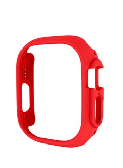 GULFLINK PC Half Case Protector frame Compatible with Apple Watch Series 8 ULTRA 49 mm Red  - Image 1