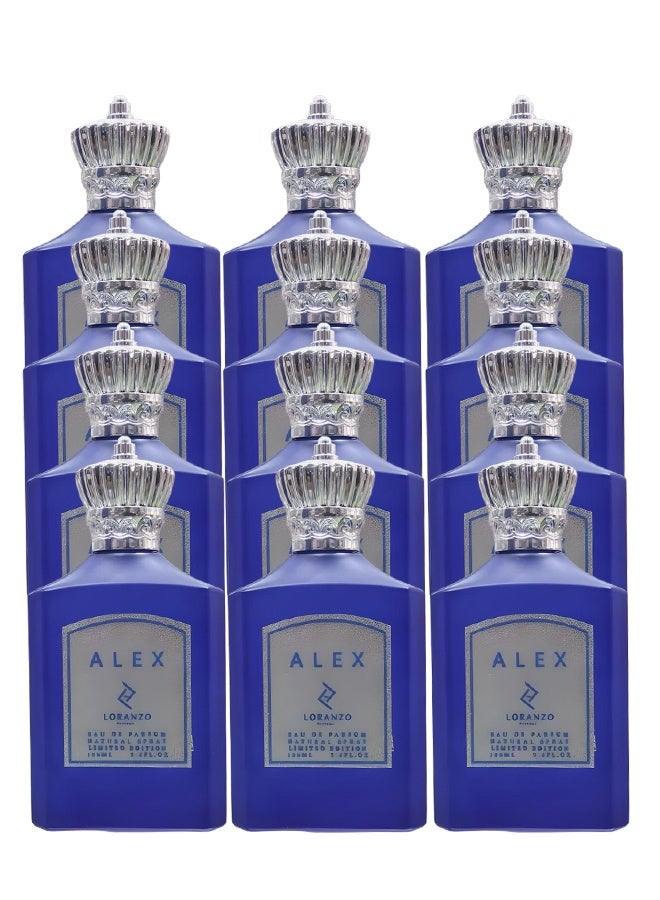 LoRan 12 Pieces Alex Perfume For Men 100ml EDP - Image 1