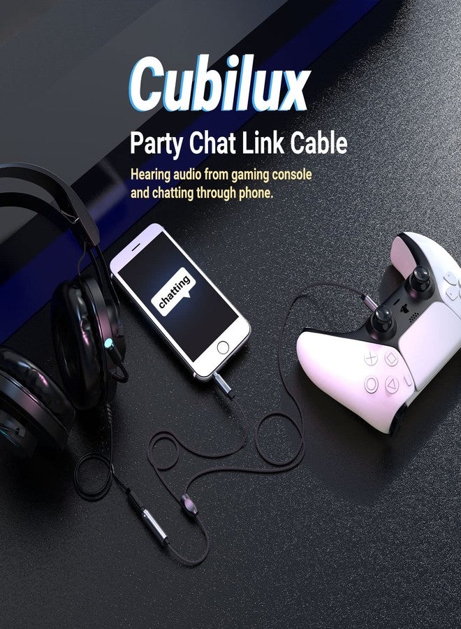 Cubilux AM-2 Headset Connector Compatible with Xbox One/360 PS4/PS5 Switch for Streaming Gameplay Audio to Phone/PC, Game Chat Mixer Cable - Image 5