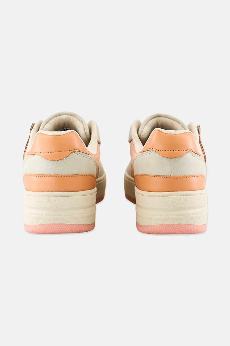 XOXO Women Lace Up Sneaker Shoes, Multicolor - Image 2