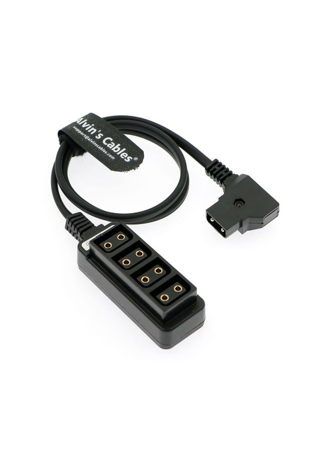 Alvin's Cables كابل طاقة D Tap ذكر إلى 4 منافذ Dtap أنثى موزع لكاميرات ARRI RED TILTA Steadicam IDX - Image 3