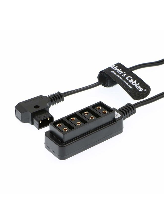 Alvin's Cables كابل طاقة D Tap ذكر إلى 4 منافذ Dtap أنثى موزع لكاميرات ARRI RED TILTA Steadicam IDX - Image 1