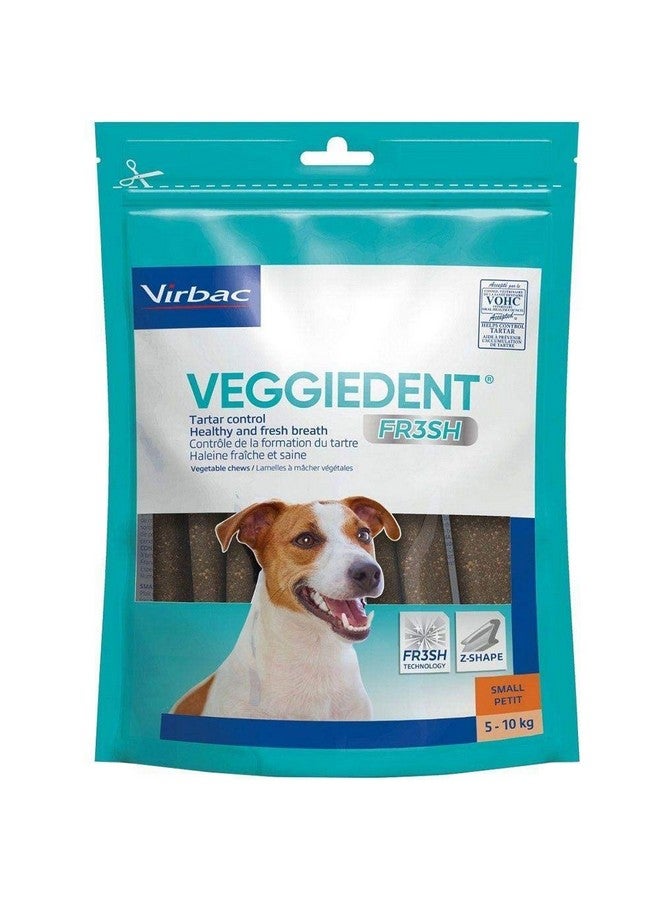 Heads Up For Tails Virbac Veggiedent Oral Hygiene Stick Dog Chew - 224G - Small, 1 Count
