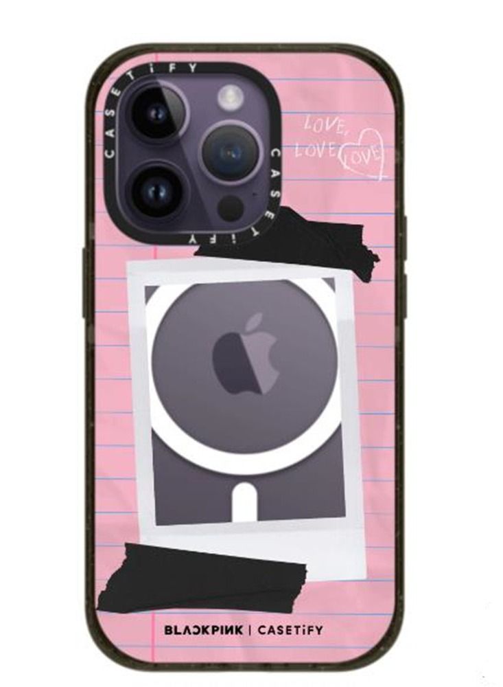 Casetify Magnetic Case for iPhone 14 Pro Max Pink MagFit Anti-Yellowing Technology - Image 4