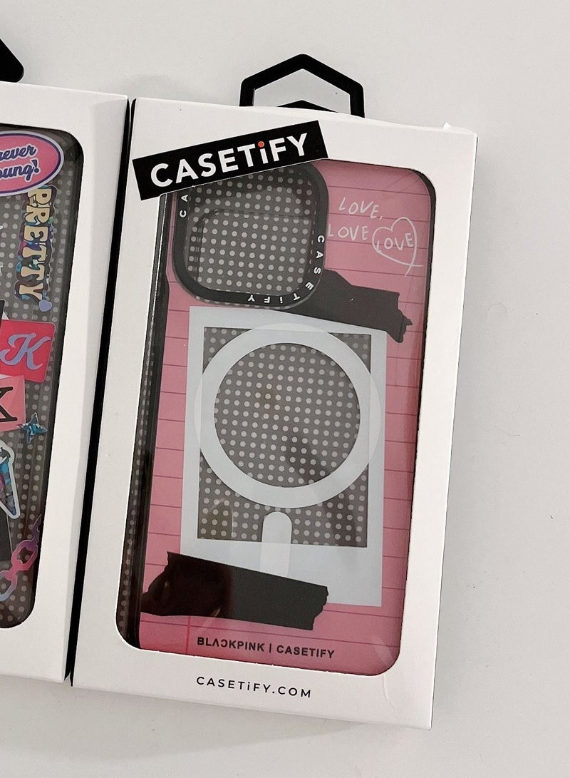 Casetify Magnetic Case for iPhone 14 Pro Max Pink MagFit Anti-Yellowing Technology - Image 5