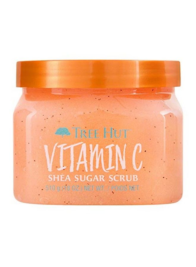 Tree Hut مقشر الجسم بالسكر 18 أونصة فيتامين سي (عبوة من قطعتين) - Image 1