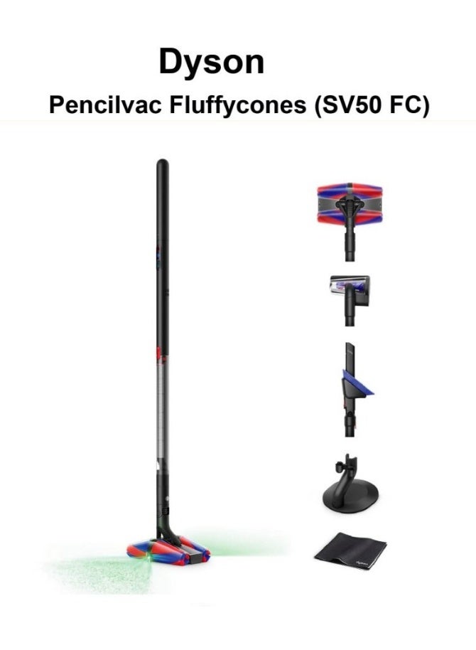 Dyson PencilVac Fluffycones Cordless Stick Vacuum Cleaner LED Slim Light 230 W PencilVac Matte Black - Image 1