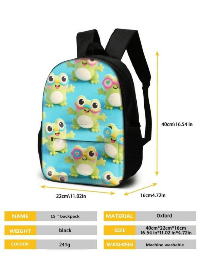 Bright Li Fire Unlock the new fashion of childish fun! Three-piece set of bags, cartoon elements for children and teenagers (students, children, friends' outings, mountain climbing, schooling, etc. can be used) - 21 - Image 5