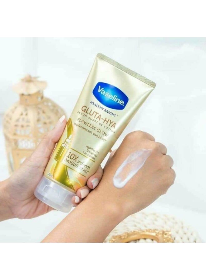 فازلين سيروم هيلثي برايت جلوتا هيا فلوليس جلو 300 مل - Image 2