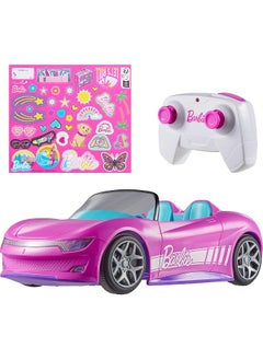 Barbie Barbie x Hot Wheels Barbie Convertible RC Car (Pink)  - Image 2