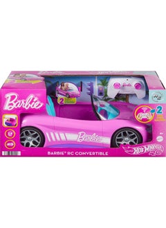 Barbie Barbie x Hot Wheels Barbie Convertible RC Car (Pink)  - Image 1