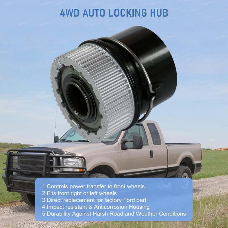 DICMIC 4WD Auto Locking Hub for Ford F250 F350 F450 F550 Expedition Excursion Navigator - Image 2