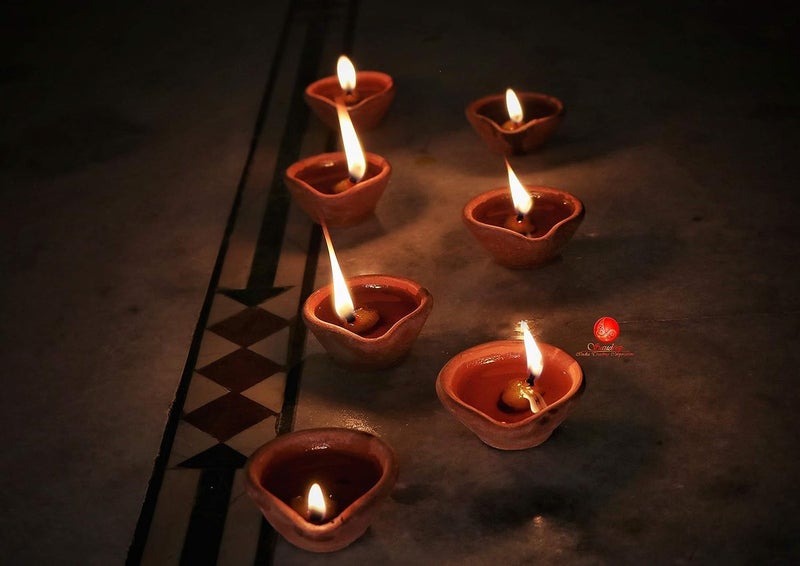 MeeTo Mitti Ka Diya for Puja Handmade Decorative Clay Diya Diya Lamps for Pooja Traditional Terracotta Deepak Diwali Gifts and Decoration Mitti ka Diya for Diwali Decoration 6 - Image 4