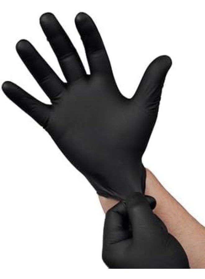 Disposable Nitrile Gloves Pack of 10, Latex Free and Powder Free, Durable Single Use Gloves for Food Handling Cleaning Medical and Professional Use - Image 1